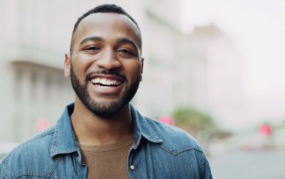 smiling man